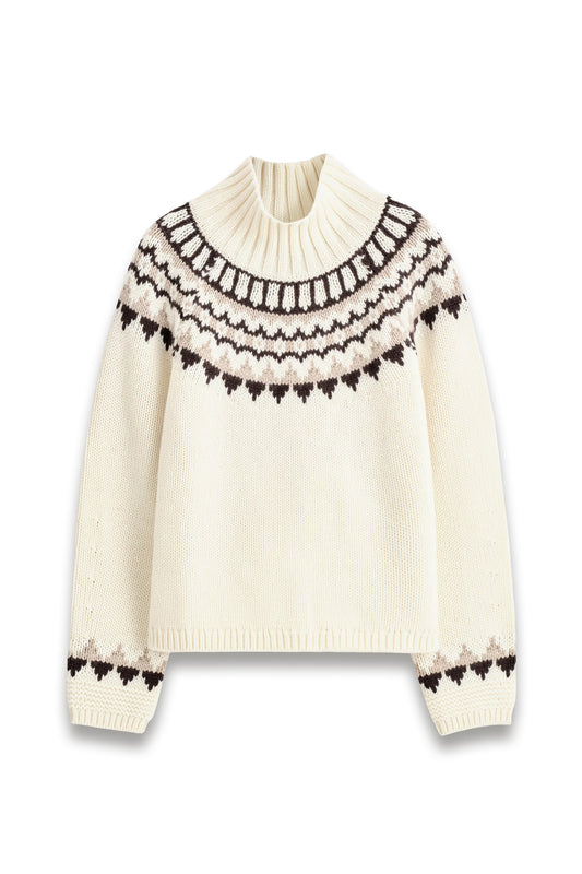 Fair Isle Wool-Cashmere Jumper