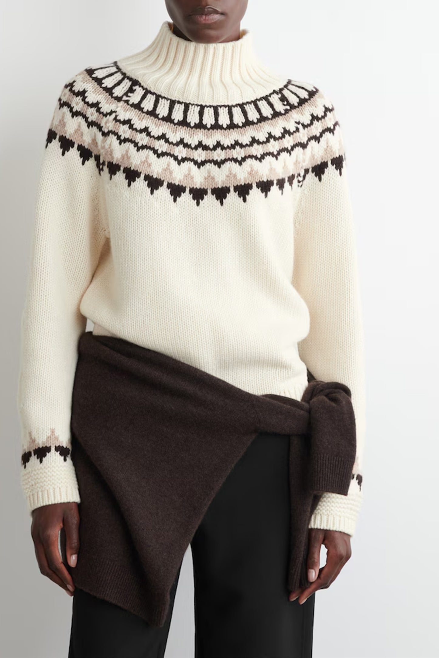 Fair Isle Wool-Cashmere Jumper
