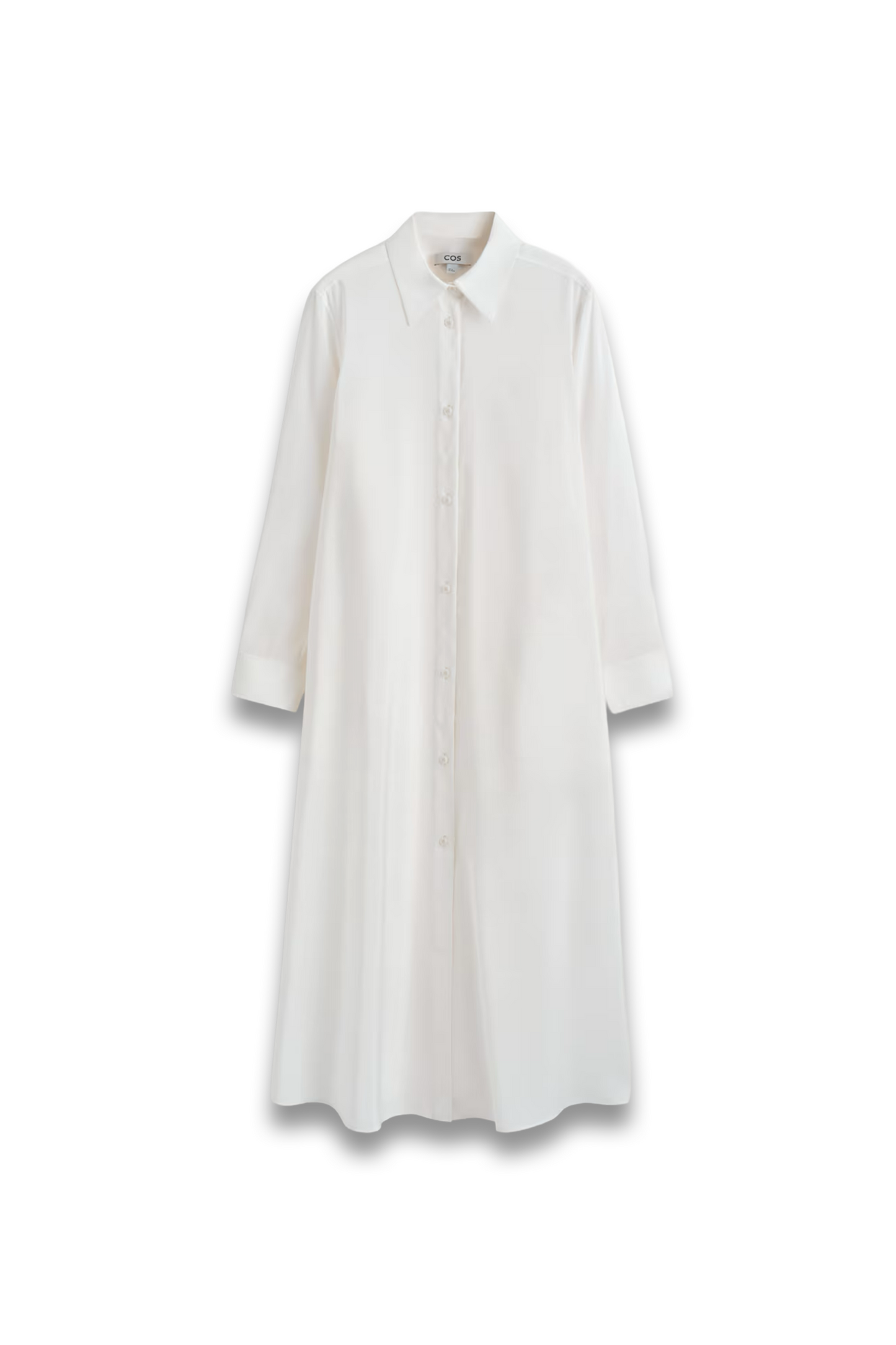Fluid Midi Shirt Dress