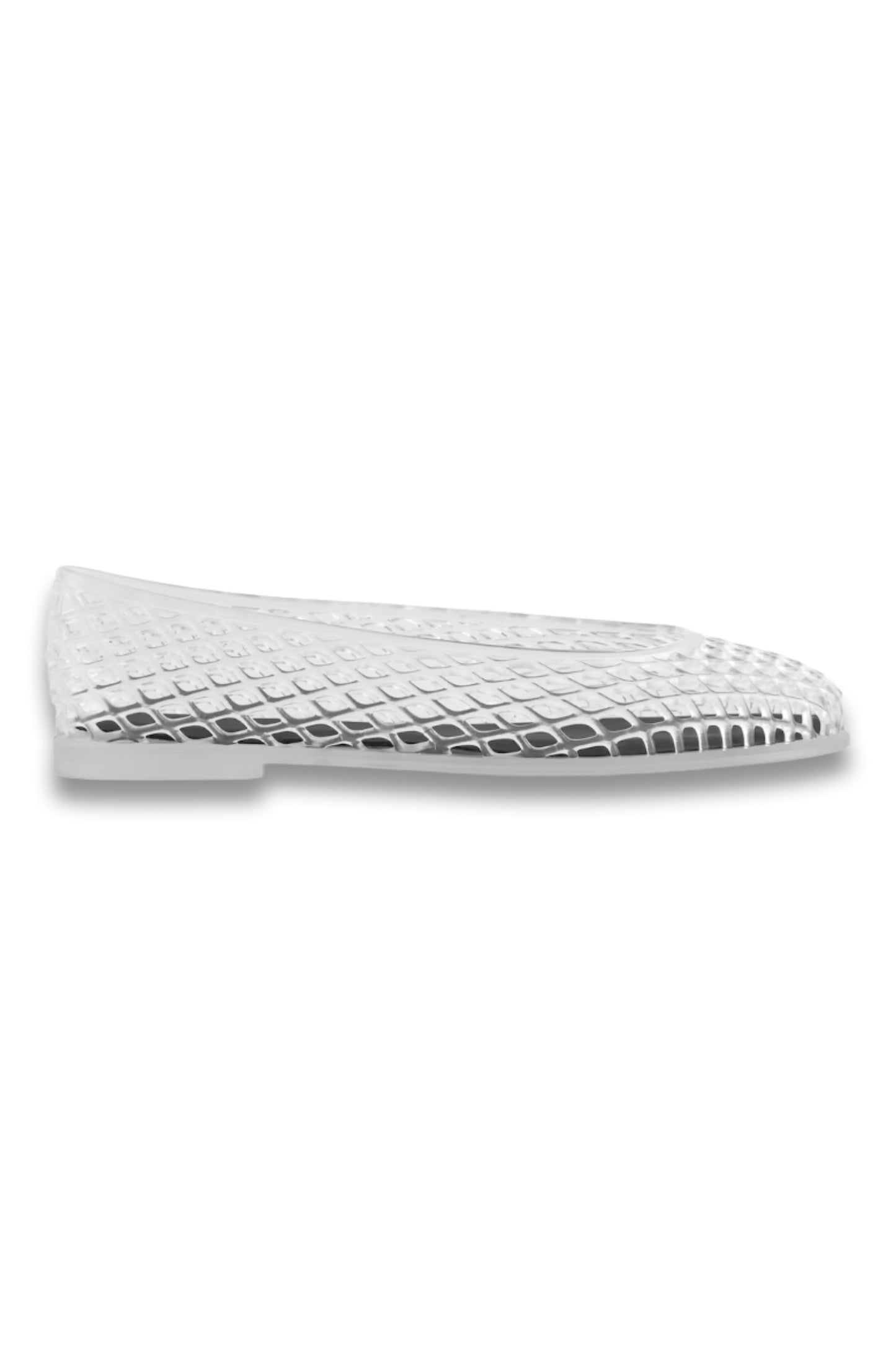 Cut-out Jelly Ballet Flats