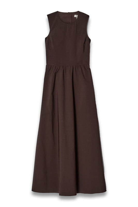 Open-Back Cotton Maxi Dress