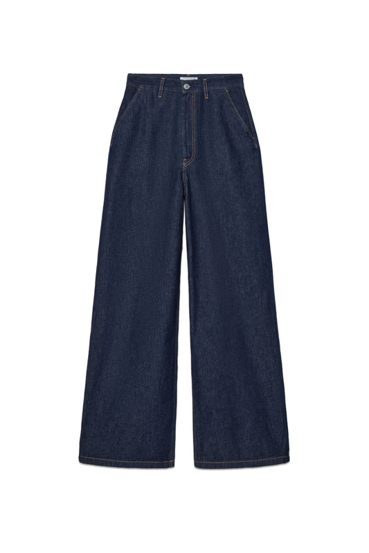 Raw Denim Trousers