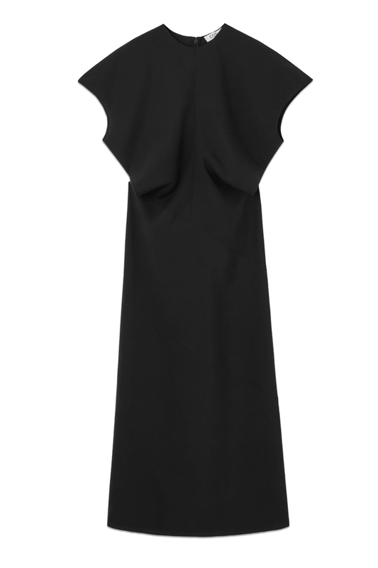Spiral Seam Maxi Dress