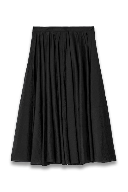 Circle-Cut Midi Skirt