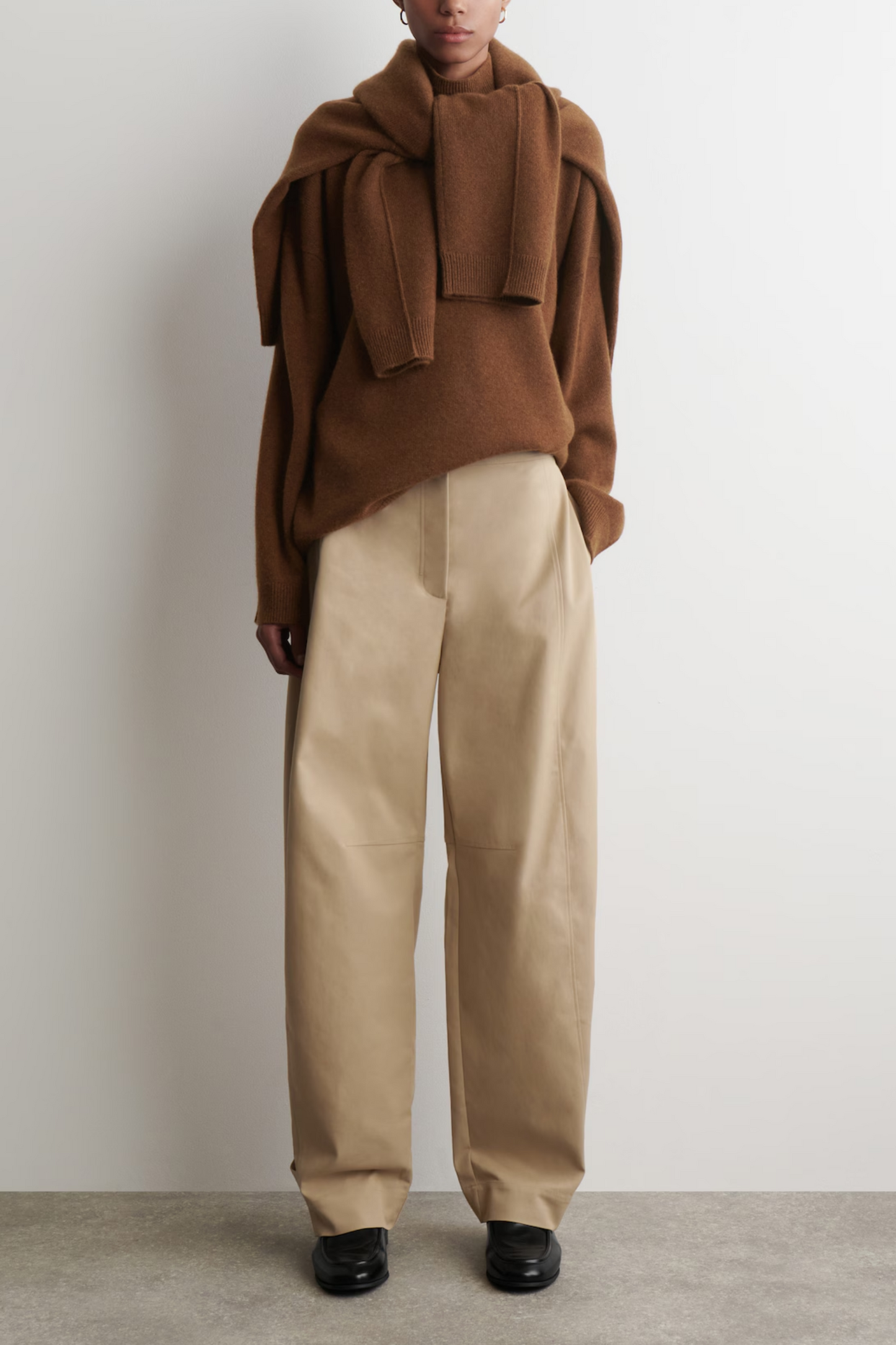 Utility Barrel-leg Trousers