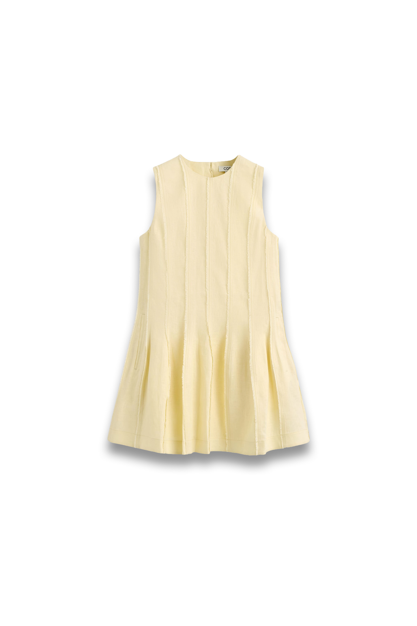 Sculpted Pleated Mini Dress