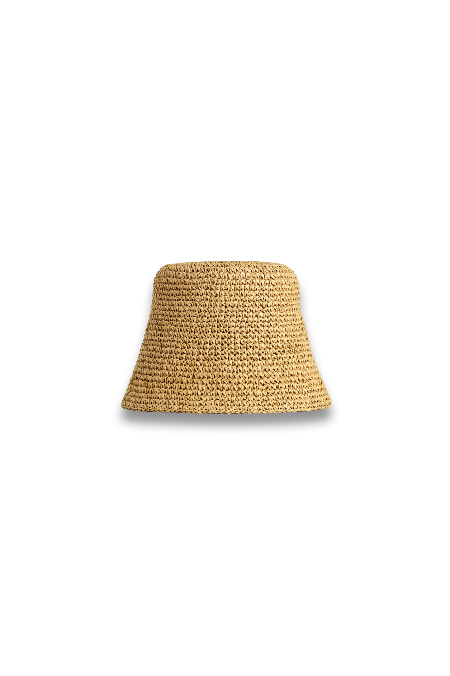 Sculpted Straw Bucket Hat