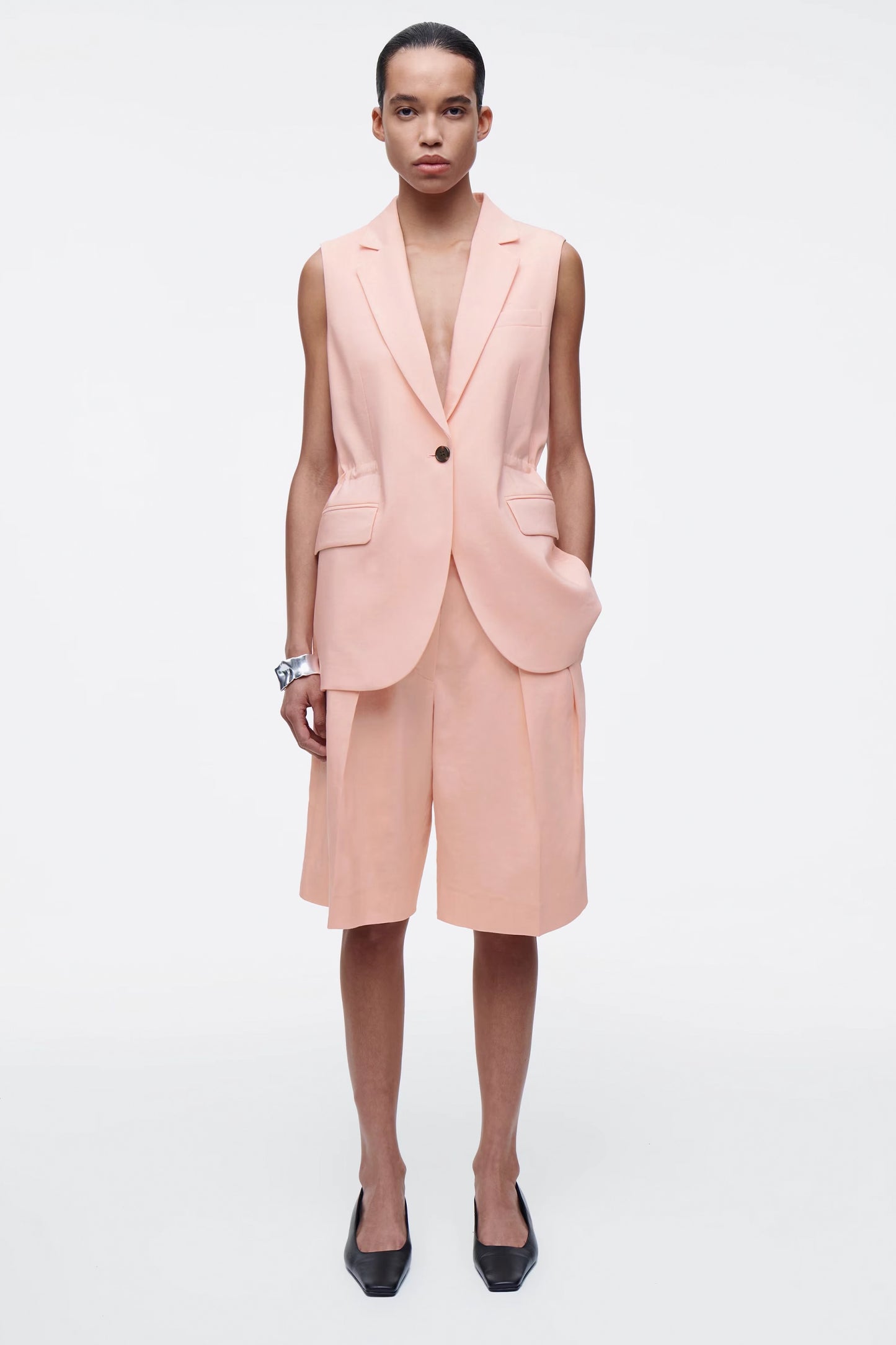 Slim Linen Waistcoat - COS