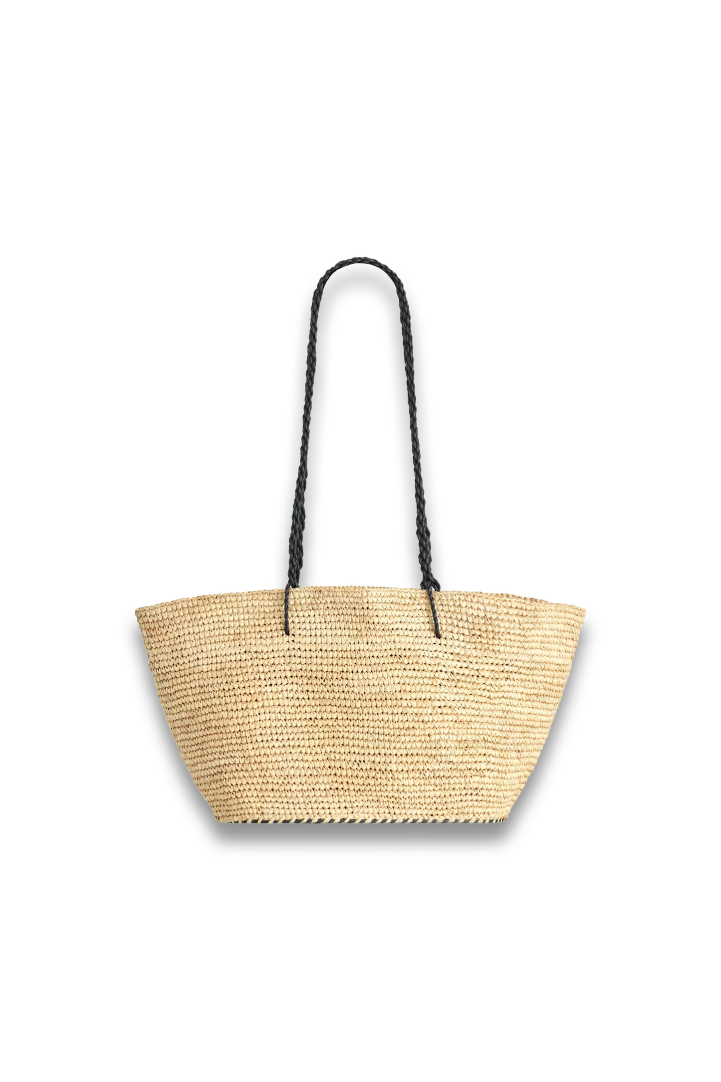 Riviera Hand-Woven Tote Bag - Straw