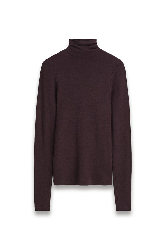Merino-wool High-neck Top