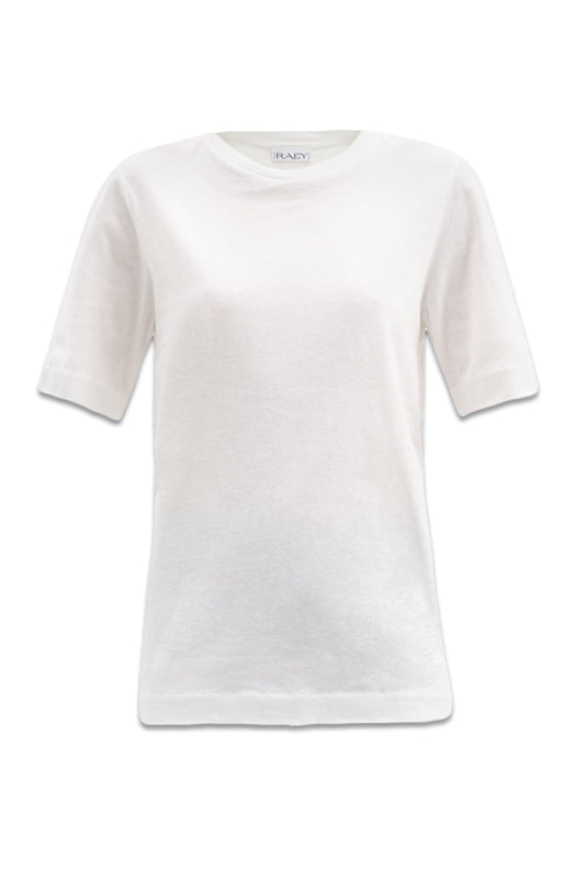 Crew-Neck Cotton-Blend T-Shirt