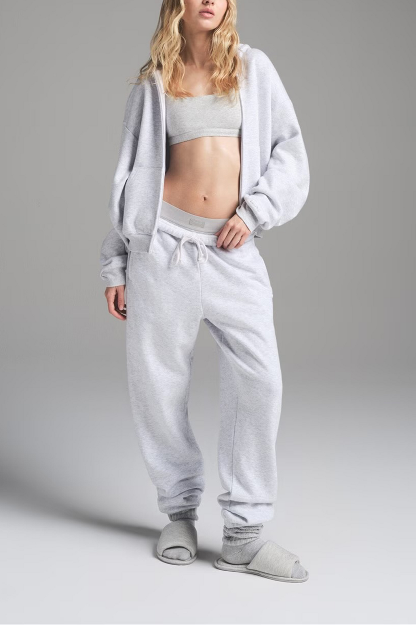 Womens Cotton-fleece Classic Joggers