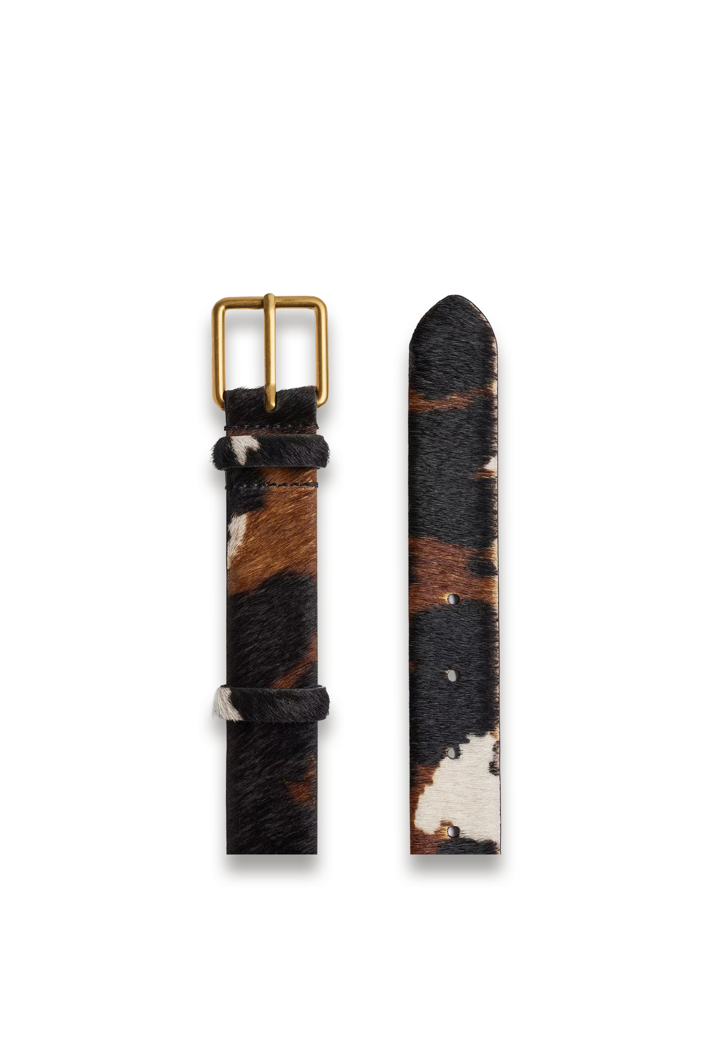 Cow-print Belt