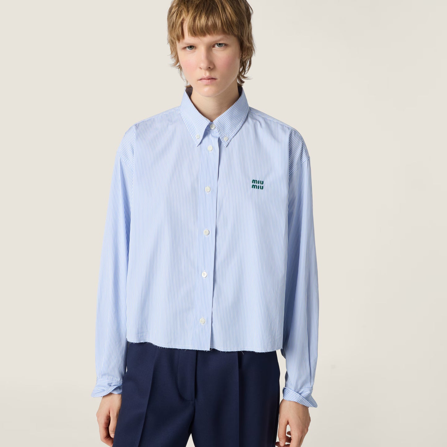 Micro Pinstripe Poplin Shirt