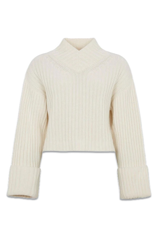 Cream Wool Blend Jumper