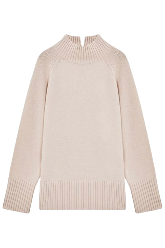 Gloria Casual Wool-cashmere Funnel Neck Jumper
