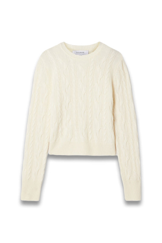 Cable-knit Cashmere Sweater