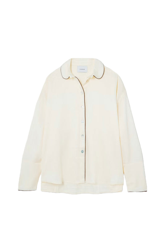 + Net Sustain Pastelle Satin-cloqué Pajama Shirt