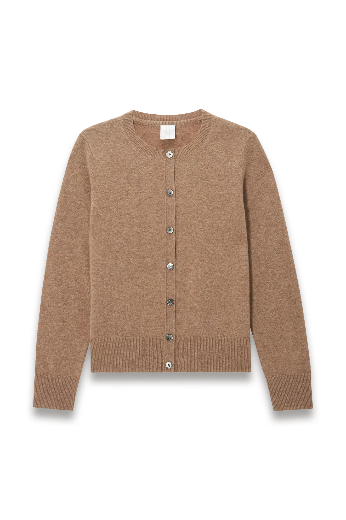 Cashmere Crew-neck Cardigan