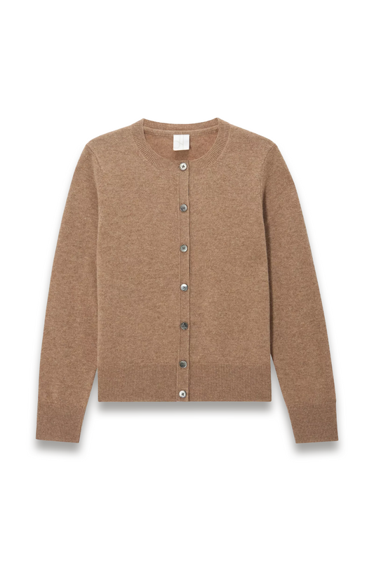 Cashmere Crew-neck Cardigan