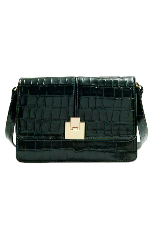 Croco Leather Bag