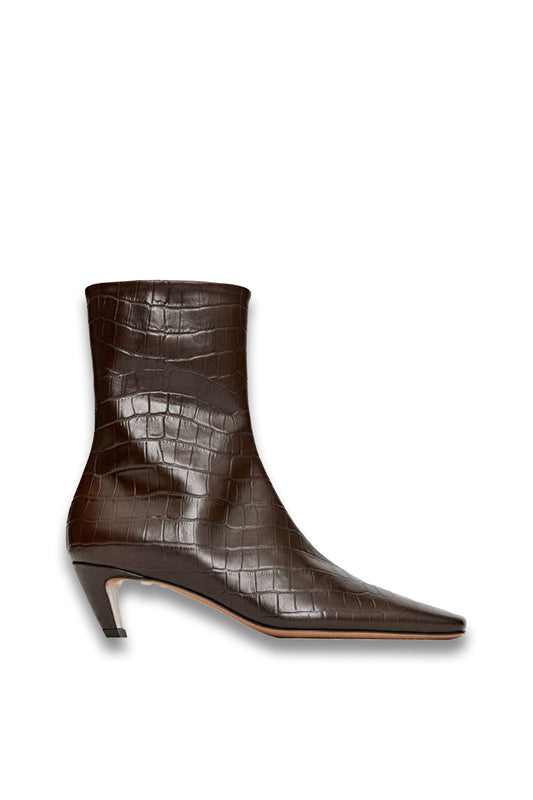 Square-Toe Ankle Boots