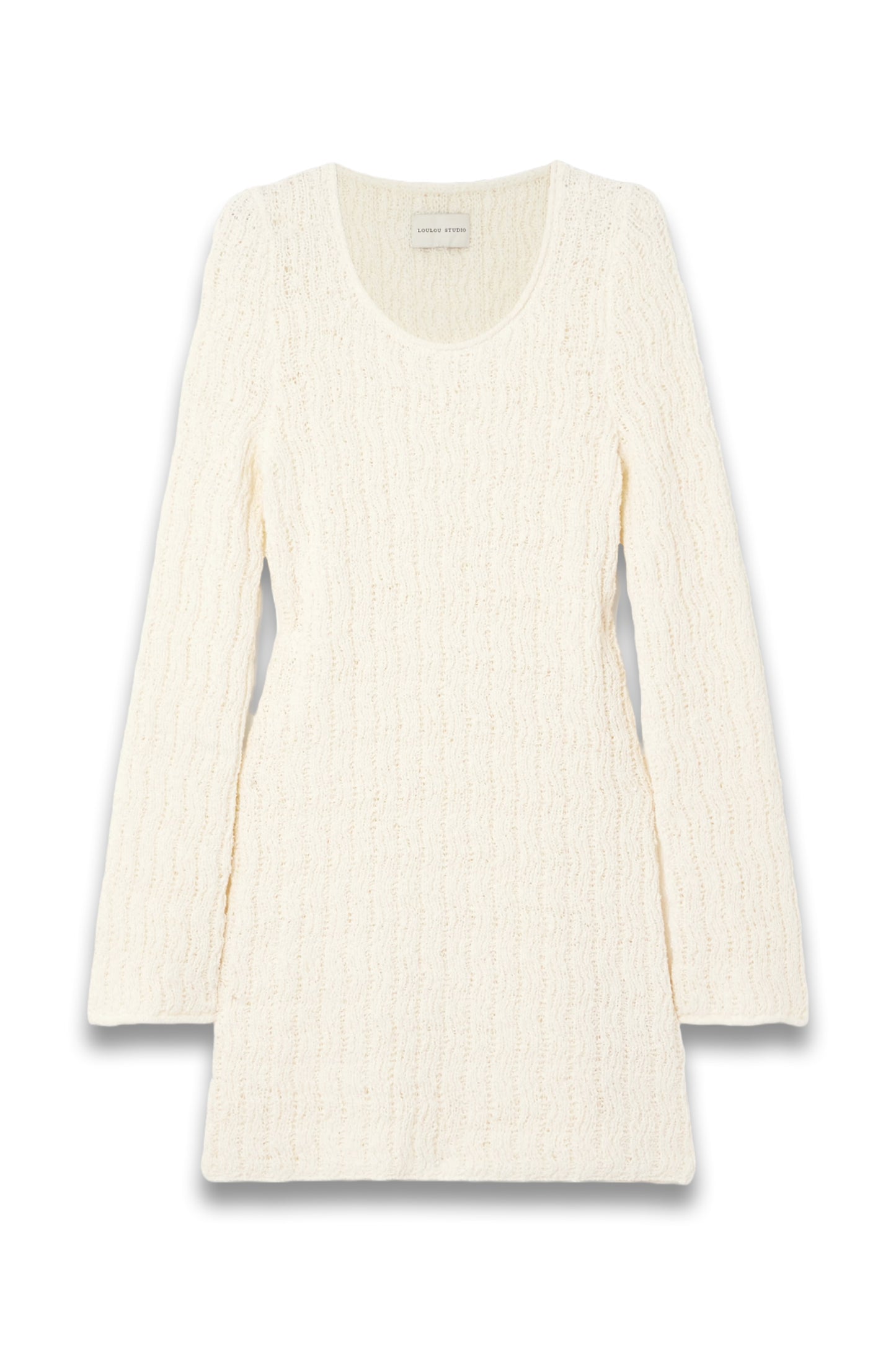 Aisala Open-knit Cotton-blend Chenille Dress