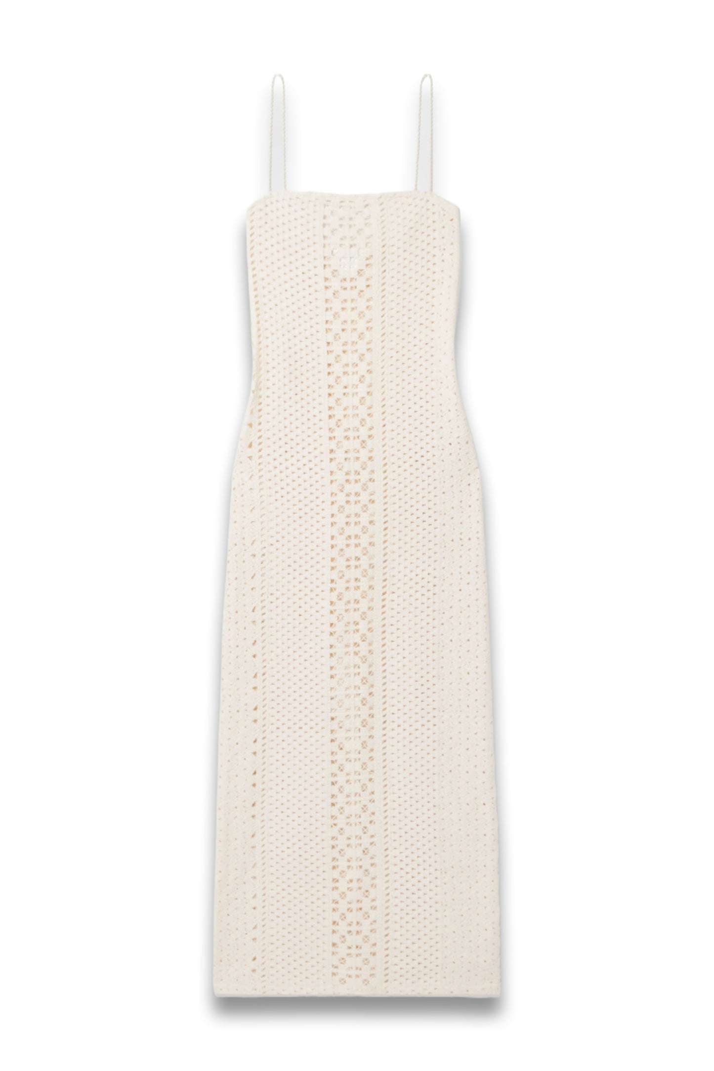 Playa Pearl Embellished Crocheted Cotton Maxi Dress