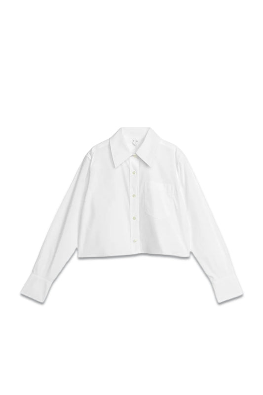 Cropped Cotton Shirt