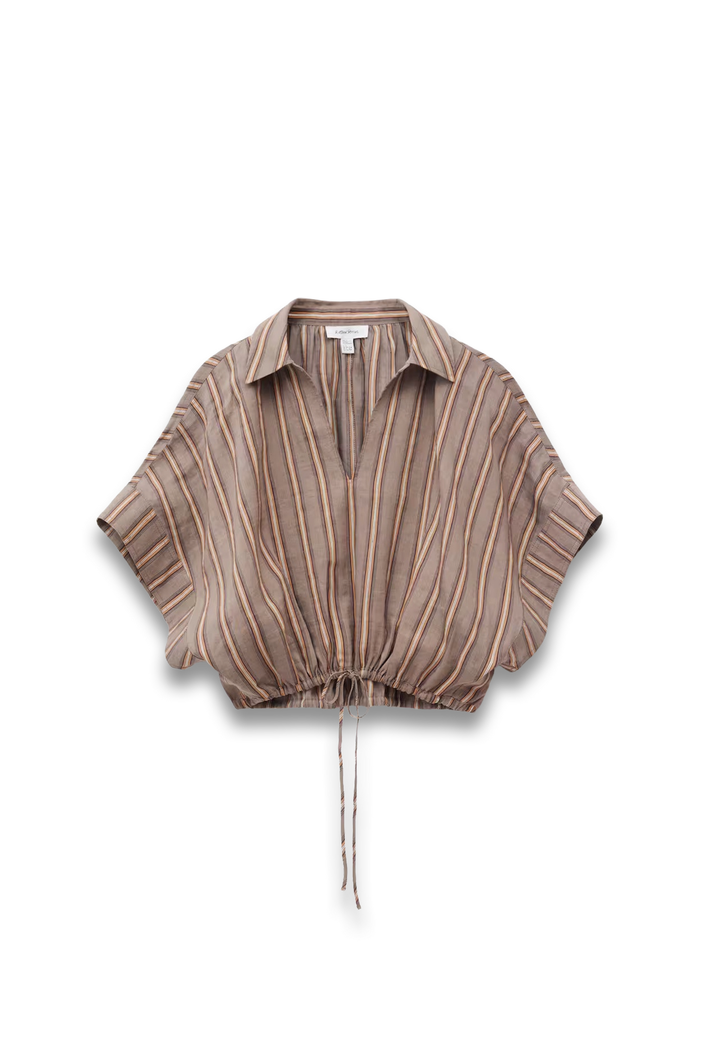 Drawstring Cropped Top