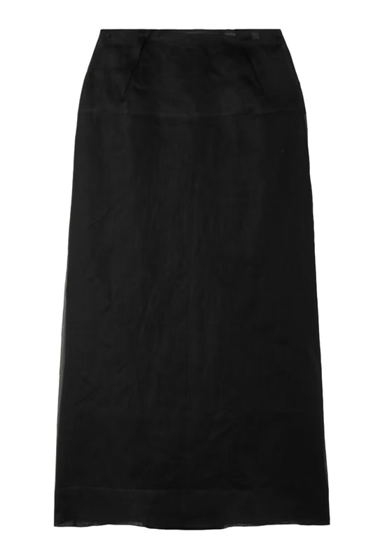 Cotton-gauze Midi Skirt