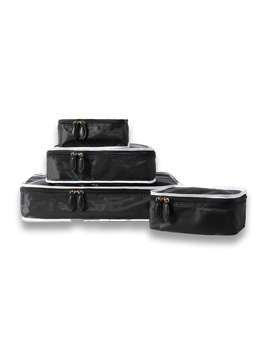 Set of Four Recycled-Nylon Packing Cubes