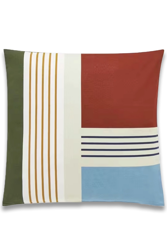 Lisbon Stripe Indoor/Outdoor Cushion, Multi