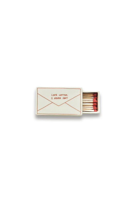 ‘Love Letter’ Ceramic Matchbox