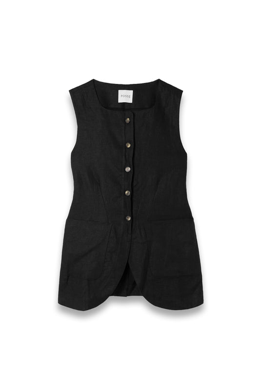 Emma Linen Vest