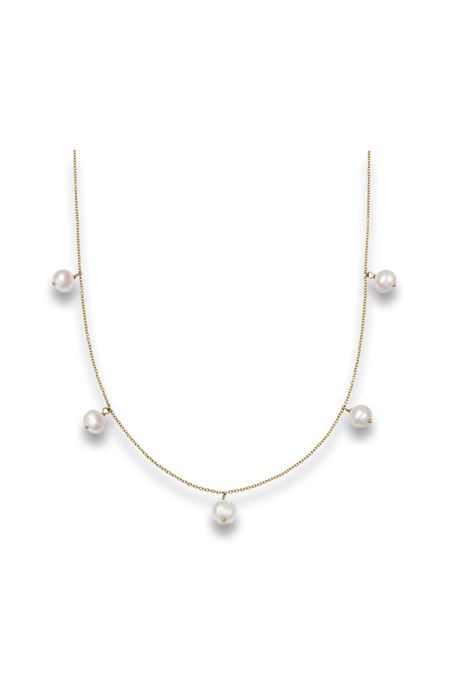 Estée Lalonde Fine Pearl Station Necklace