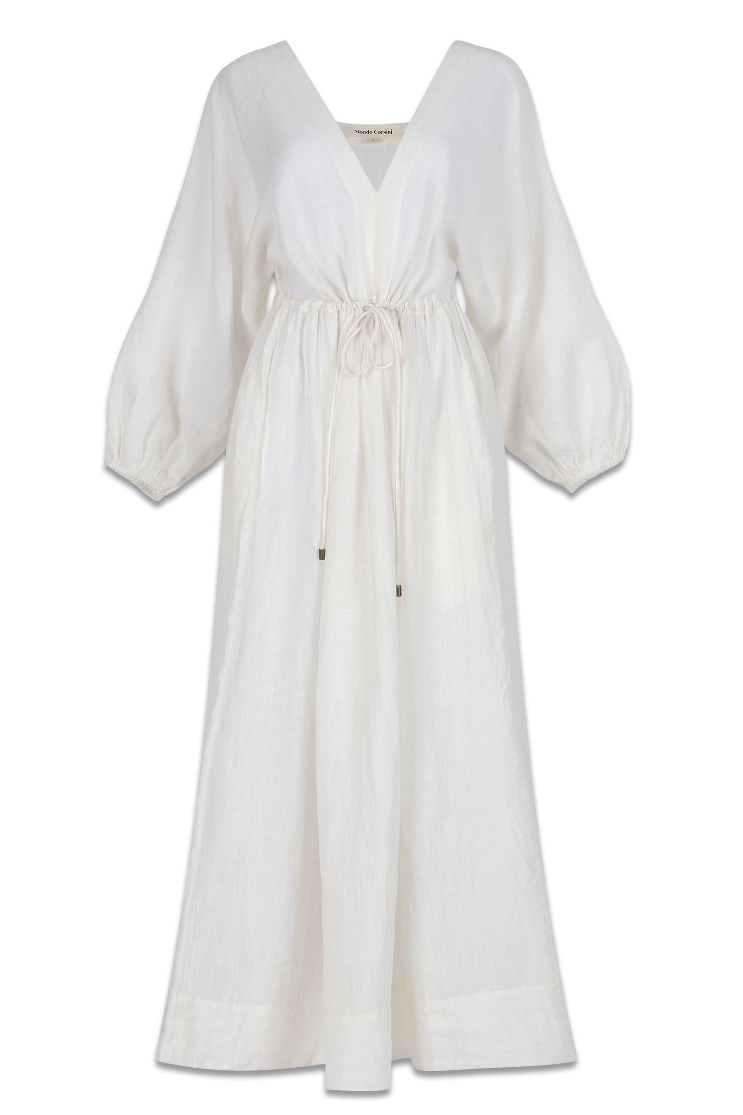 Dana Midi Dress with Plunge Neck