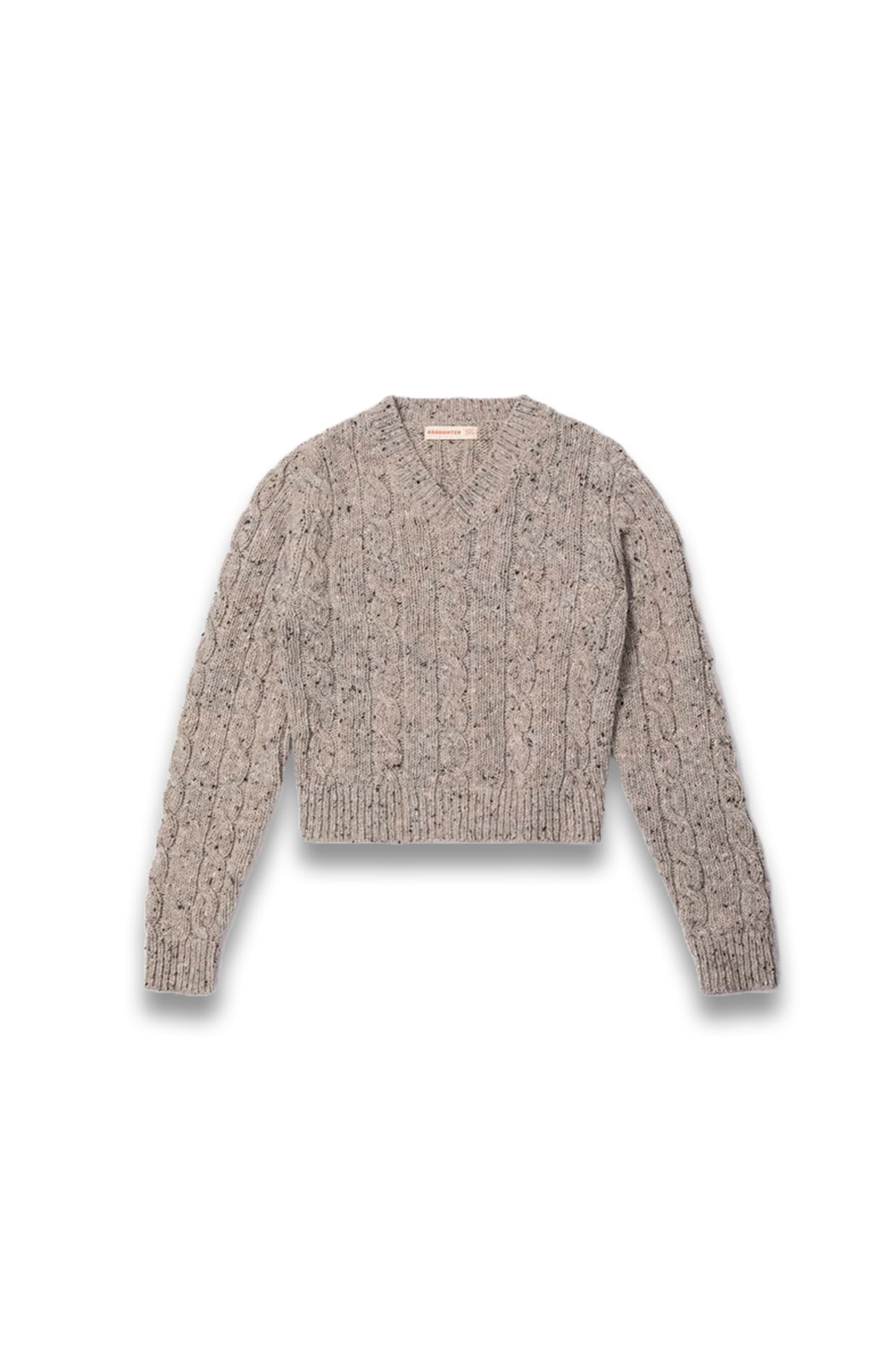 Mairie Donegal Cable V-neck