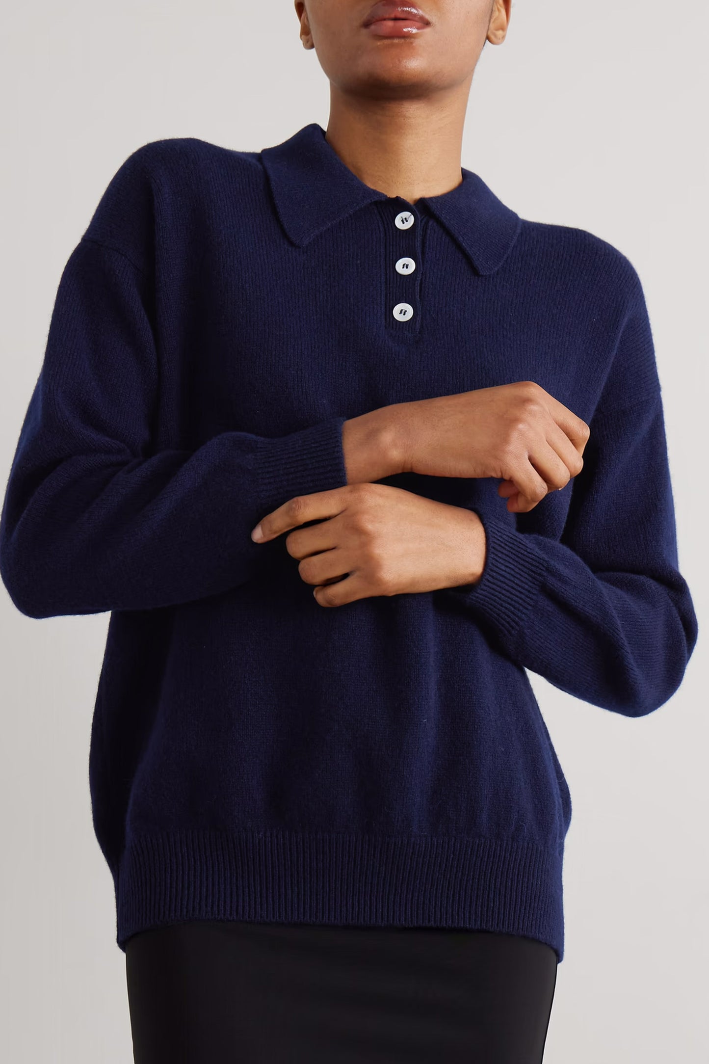 Edith Wool Polo Sweater