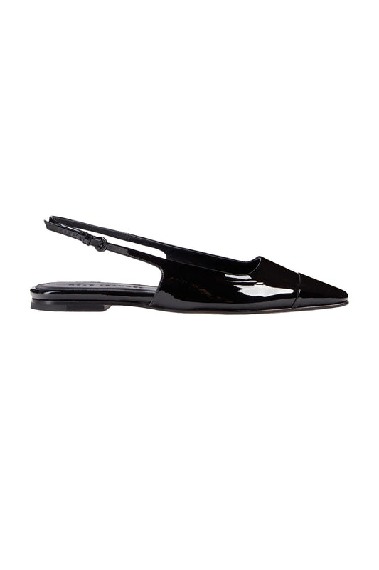 Tia Flat, Black Patent