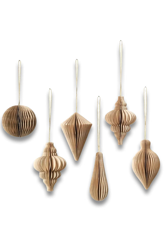 Deko Decorations Natural Set of 6