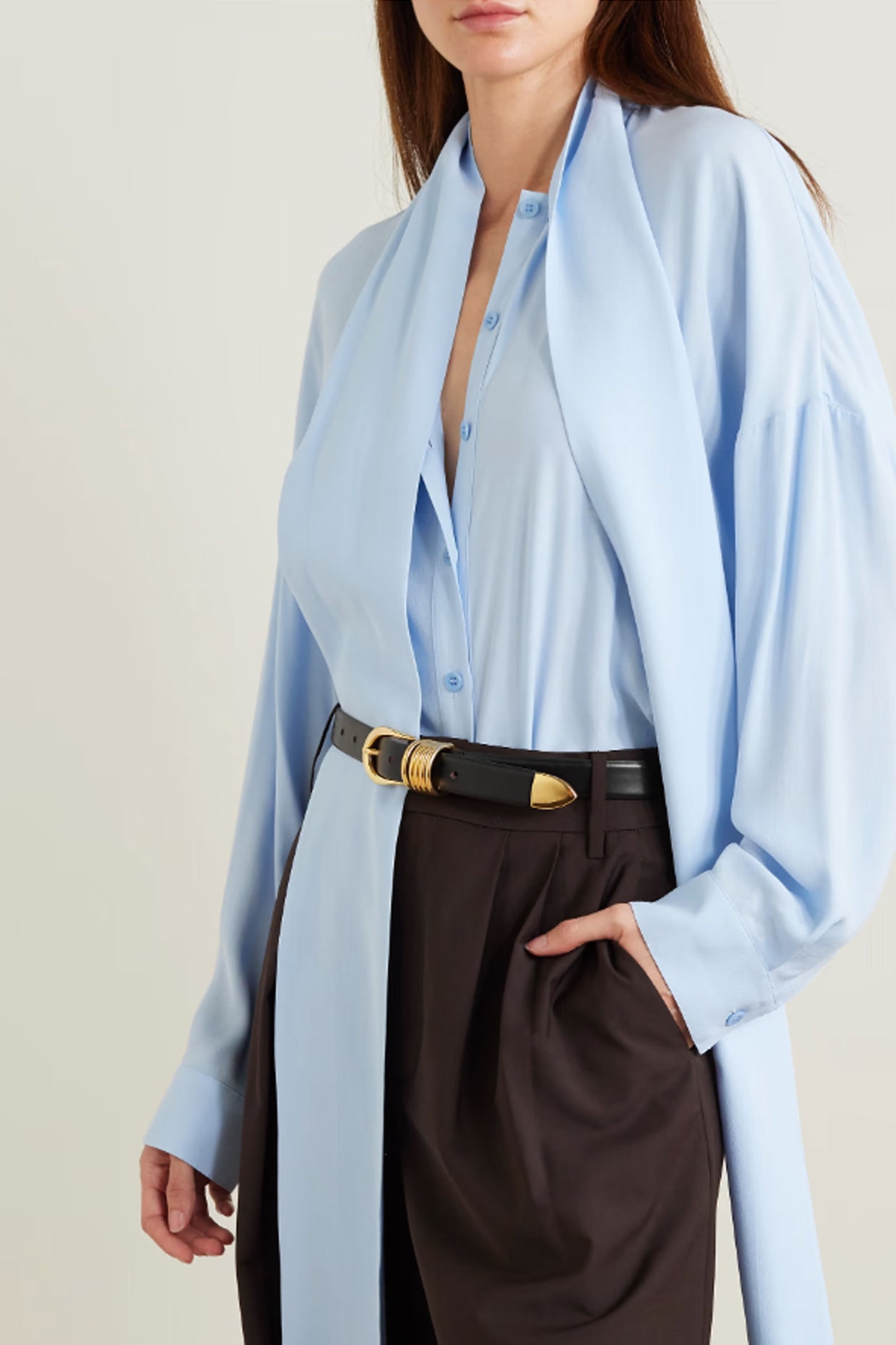 Hollyhock Leather Belt