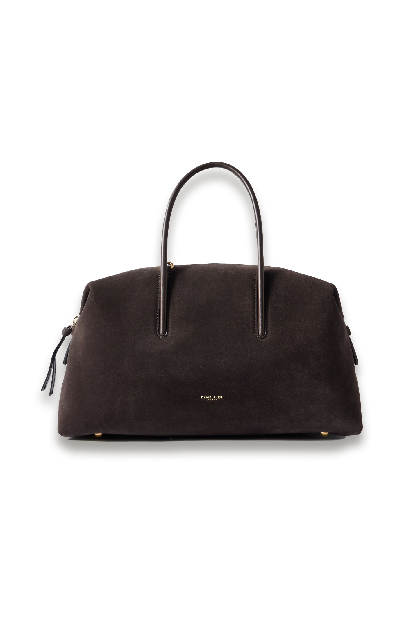 The Midi Stockholm Medium Leather-trimmed Suede Tote Bag