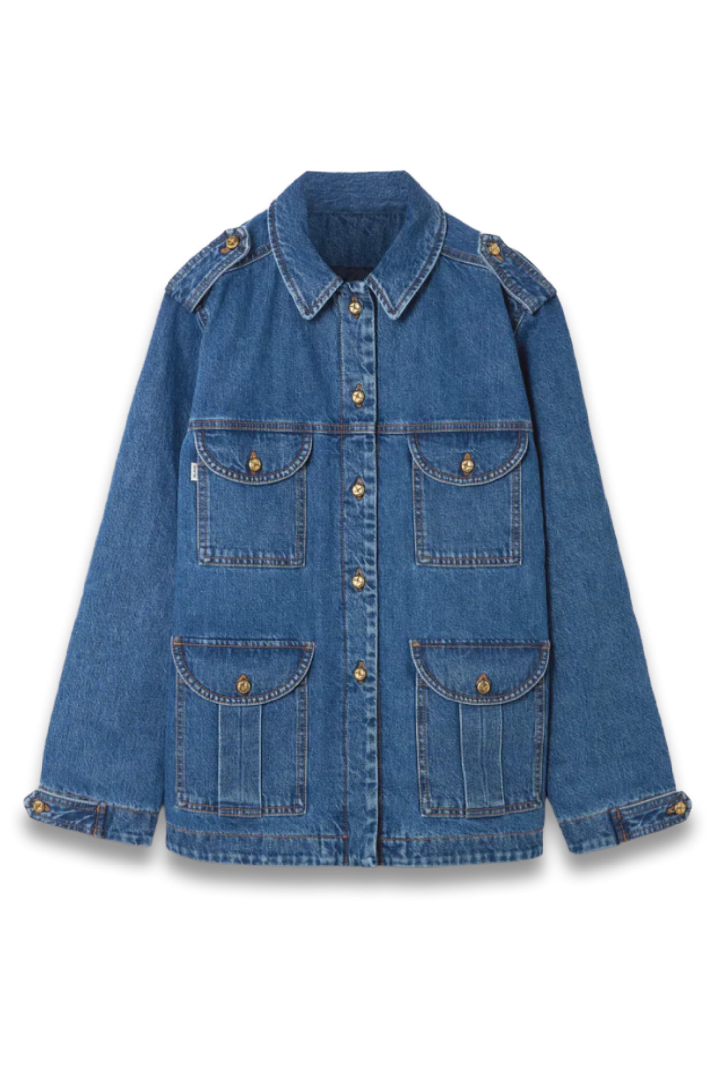Sahariana Padded Denim Jacket