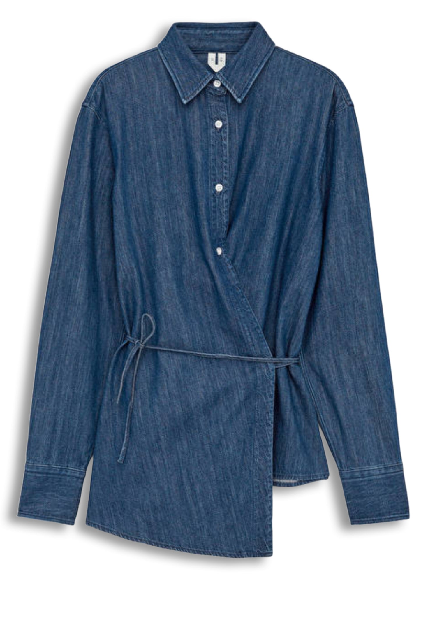 Denim Wrap Shirt