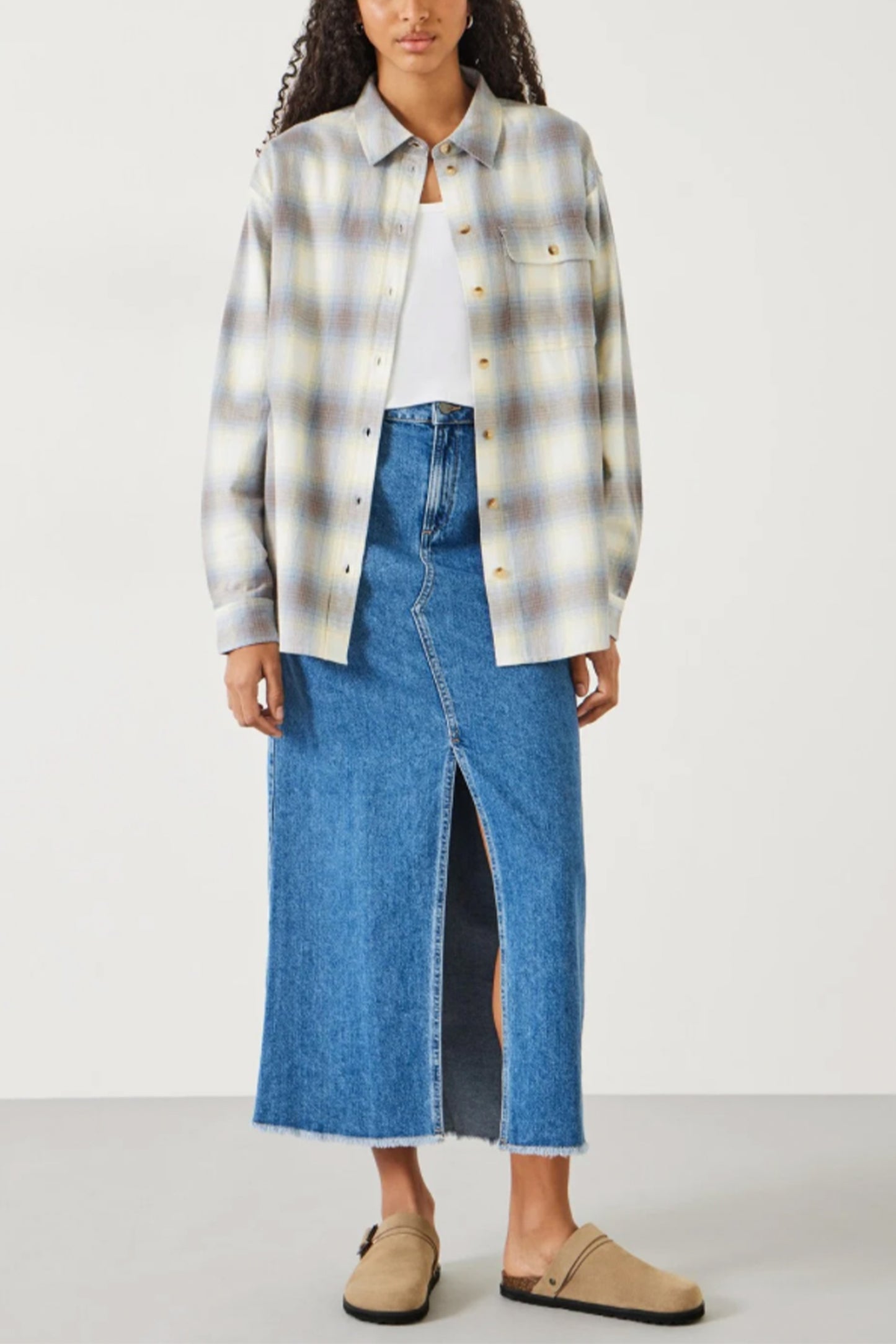 Rachelle Denim Maxi Skirt
