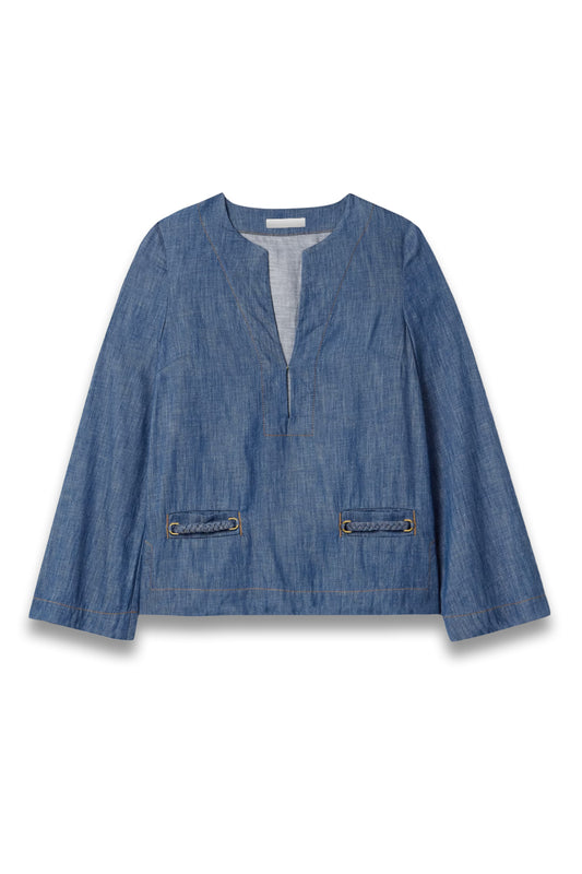 Wylie Braided Denim Tunic