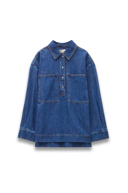 Denim Pullover Shirt