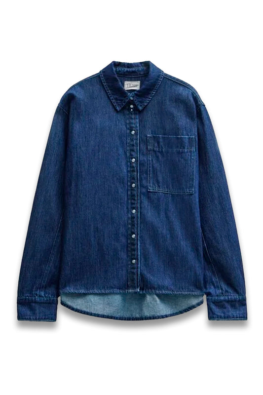 Sequin Detail Denim Shirt