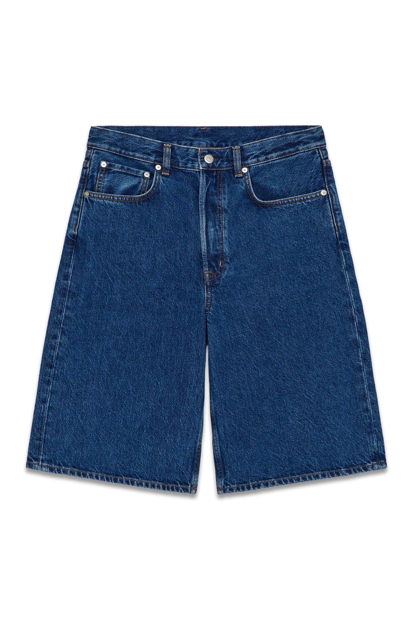 Long Denim Shorts